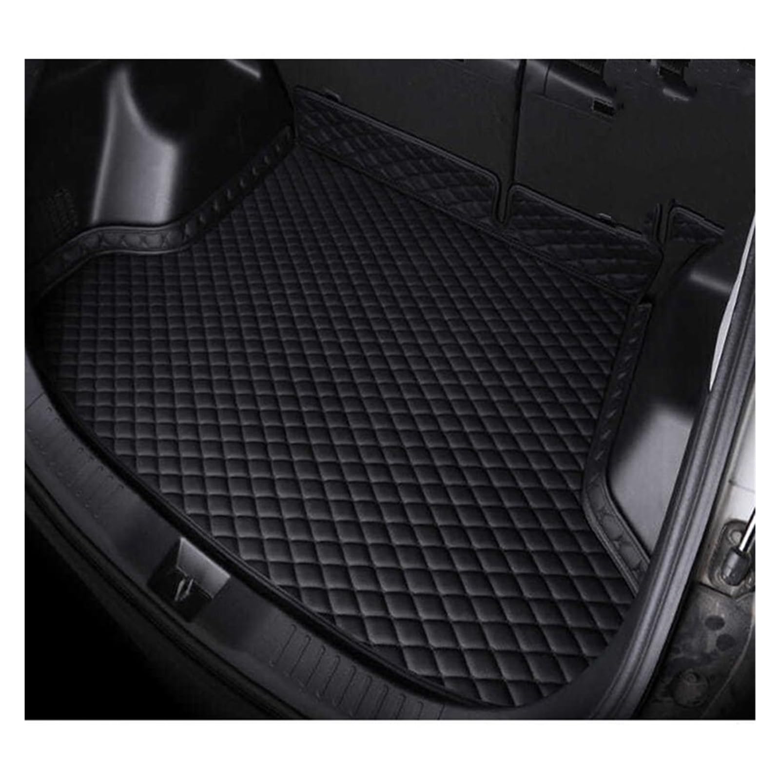 Kofferraumschutz Für Chevrolet Für Cruze Limousinen 2014 2013 2012 2011 2010 2009 Auto Stamm Matten Stamm Liner Fracht Fuß Pads Kofferraum Schutzmatten(All Black-A) von Vdifsvb