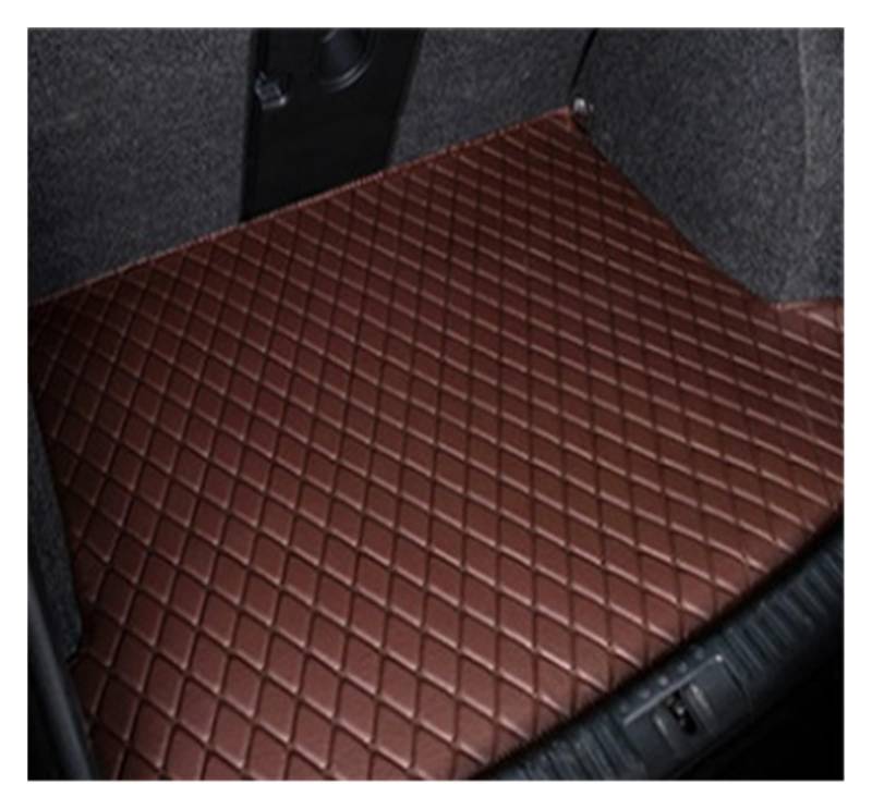 Kofferraumschutz Für Toyota Für RAV4 2019 2020 Leder Kofferraum Matte Stamm Boot Cargo Mat Fach Slip Hintere Abdeckung Pad Kofferraum Schutzmatten(Coffee-A) von Vdifsvb