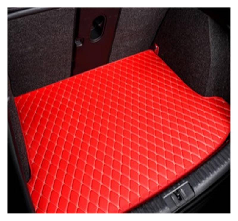 Kofferraumschutz Für Toyota Für Verso 2009-2018 ZGR20 AUR20 Leder Kofferraum Matte Auto Stamm Boot Mat Cargo-Liner Kofferraum Schutzmatten(Red-A) von Vdifsvb