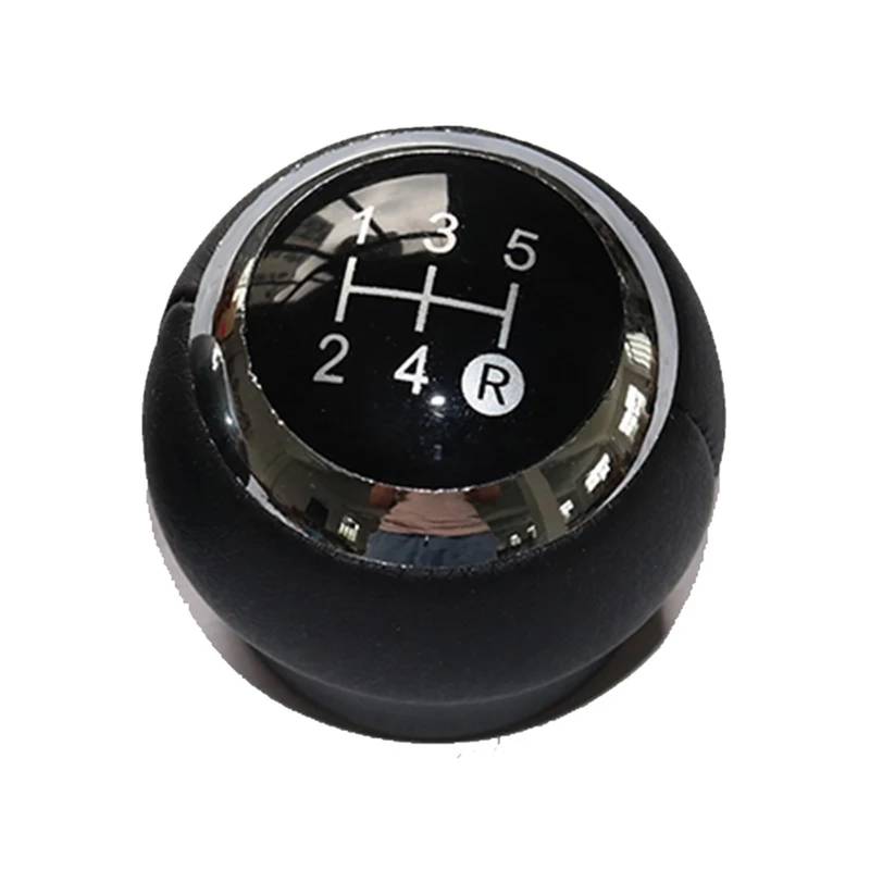 Schalthebel Knopf Für Toyota Für Avensis III T27 Für Von 2008-2015 5/6 Geschwindigkeit PU Manuelle Getriebe Shift Knob Kopf Getriebe Abdeckung Shift Hebel Stick Schaltknauf(5 Speed Black) von Vdifsvb