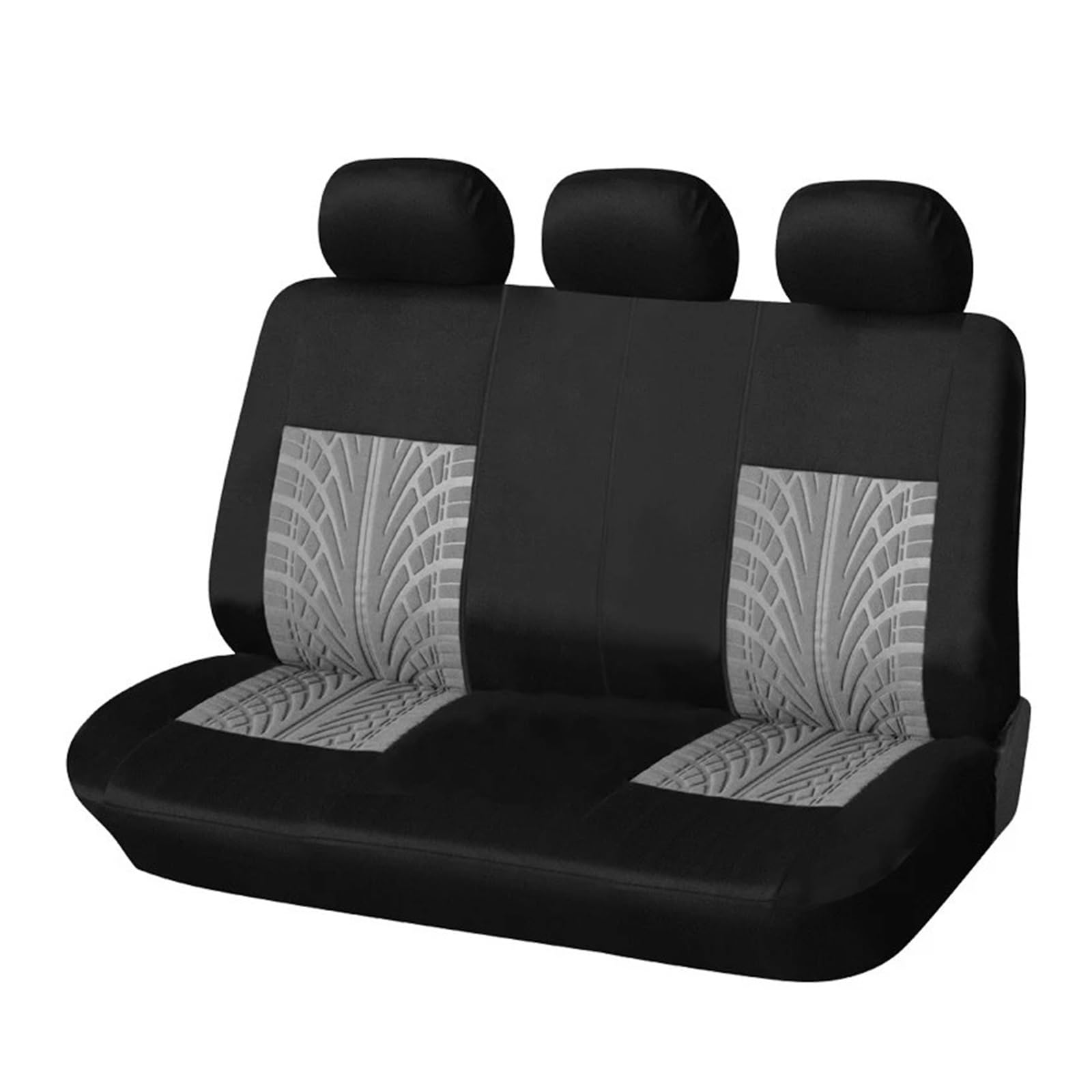 Vdifsvb Autositzbezüge Autositzbezüge-Set Universell Passend Für Die Meisten Autos Bezüge Mit Reifenspur-Detail Styling-Autositzschutz Auto Sitzbezüge(Gray Back Part) von Vdifsvb