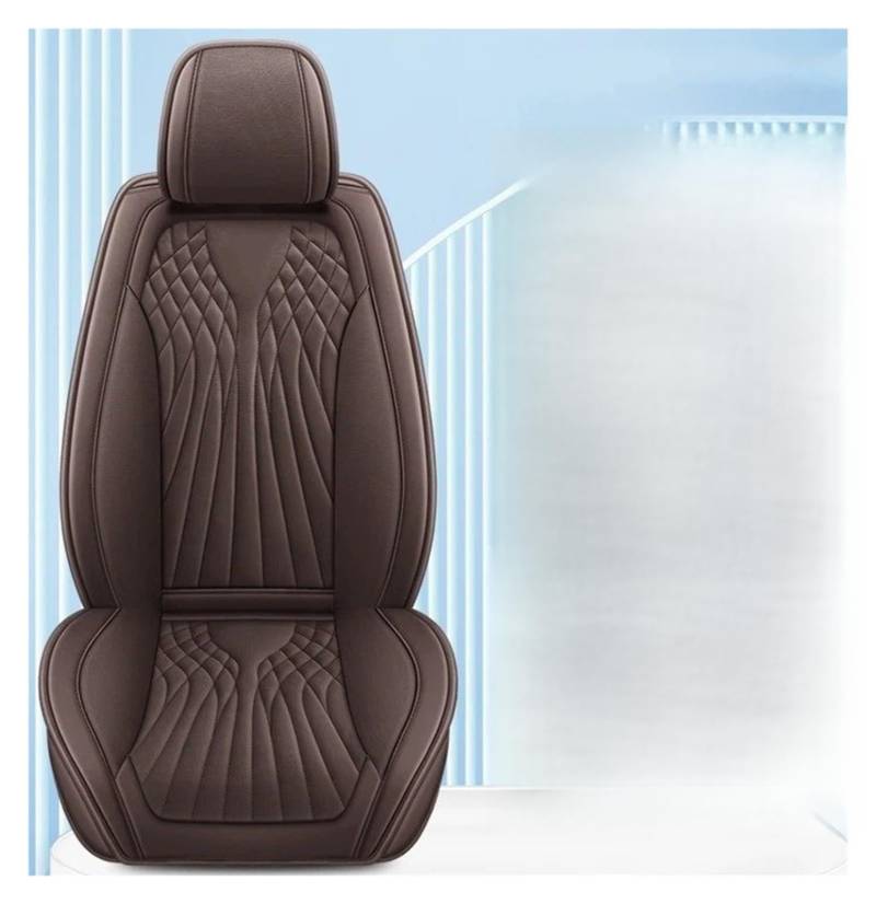 Vdifsvb Autositzbezüge Für Cadillac Für XT5 Für XT4 Für XT6 Für ATSL CT4 CT5 CT6 CT Für Cts All Inclusive Auto Leder Sitzbezug Auto Sitzbezüge(Coffee) von Vdifsvb