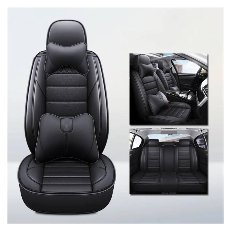 Vdifsvb Autositzbezüge Für MG Für EZS Für HS Für ZS Für EHS GT Universal Style Autositzbezüge Auto Sitzbezüge(B-Black 5seat) von Vdifsvb