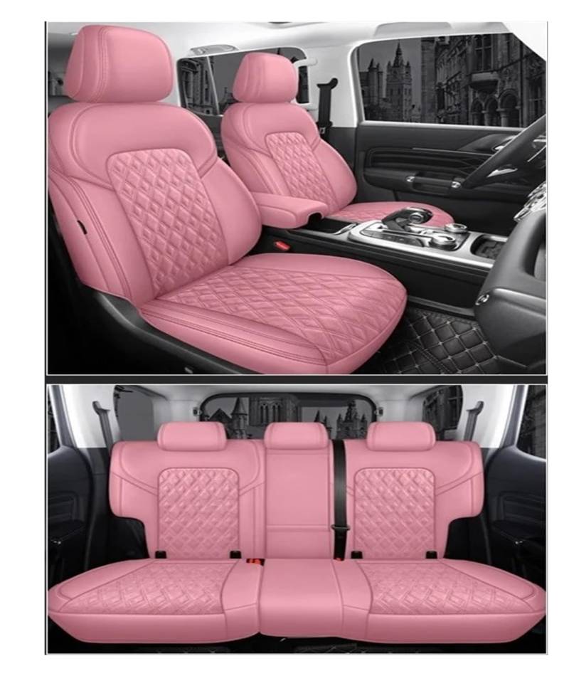 Vdifsvb Autositzbezüge Für ML350 ML320 ML400 ML500 ML300 ML63 W163 W164 W166 Leder-Autositzbezug Auto Sitzbezüge(PINK) von Vdifsvb