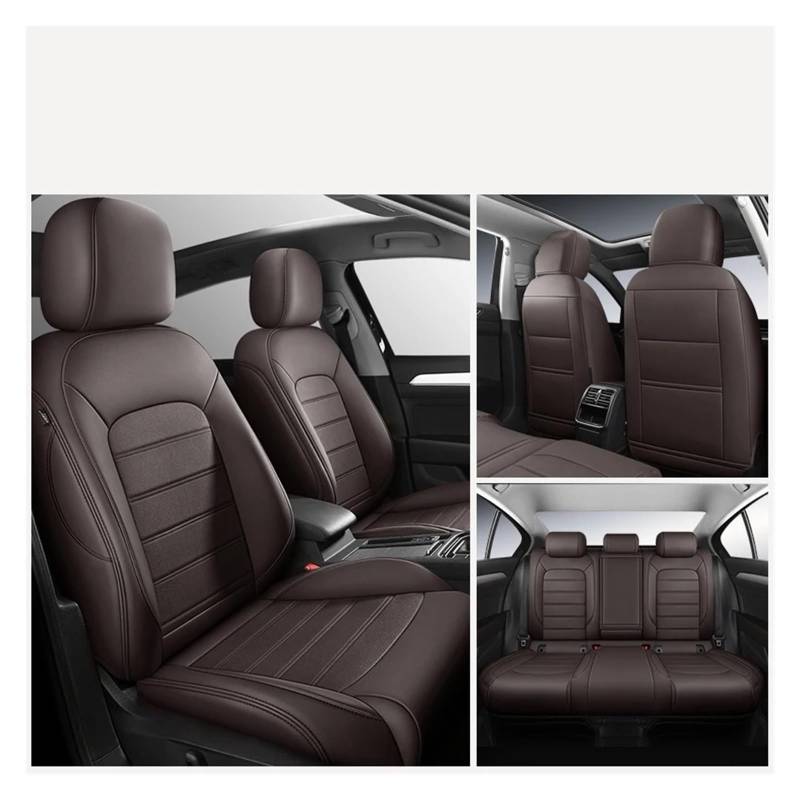 Vdifsvb Autositzbezüge Für Mini Für Cooper R50 R56 F56 Für Clbuman Für Countryman Autositzbezüge Auto-Innenausstattung Auto Sitzbezüge(5Piece-Coffee) von Vdifsvb