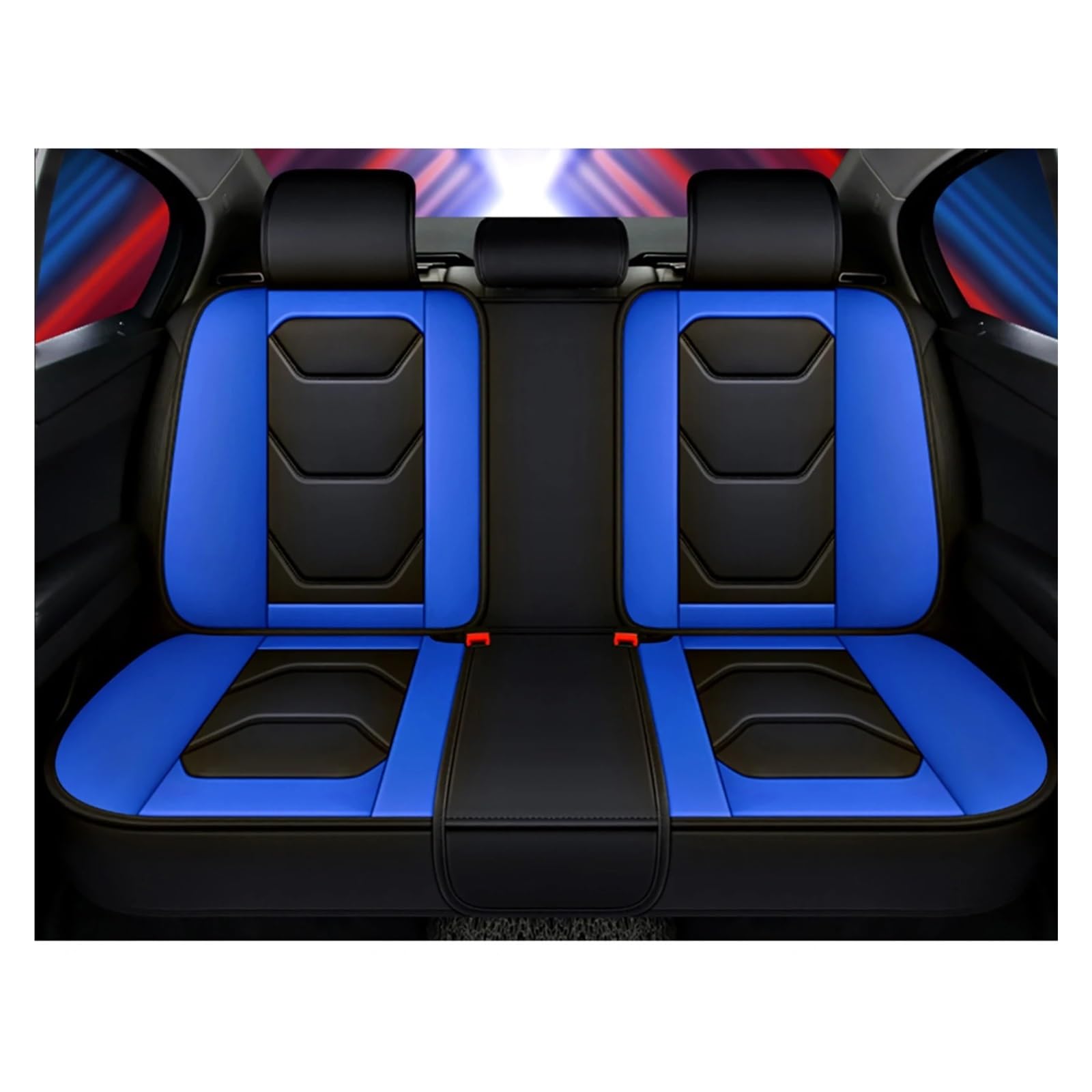 Vdifsvb Autositzbezüge Für X1 Für X6 Für X4 Für X3 Für X5 F10 F20 520 525 320 E36 E46 Universelle Autositzbezüge Auto Sitzbezüge(Blue Rear) von Vdifsvb