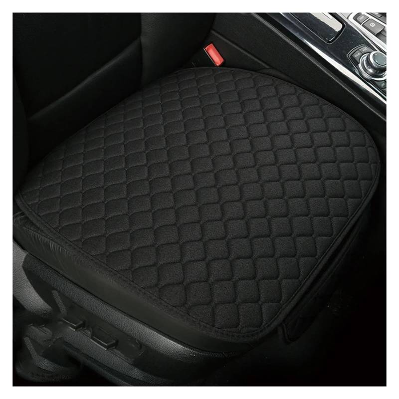 Vdifsvb Autositzbezüge Universal Flachs Auto Sitzkissen Autos Zubehör Auto Sitzbezüge(1Piece Black) von Vdifsvb