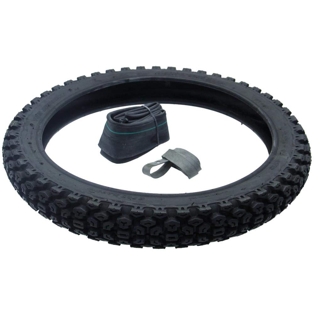 Enduro Reifen/Schlauch/Felgenband Set VRM022 2.75-17 47R TT Zündapp Hai Simson S53 OR Hinterrad 2 3/4-17 von Vee Rubber