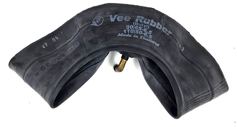 Vee Rubber Schlauch 90/65-6.5 oder 110/50-6.5 Winkelventil TR87 von Vee Rubber