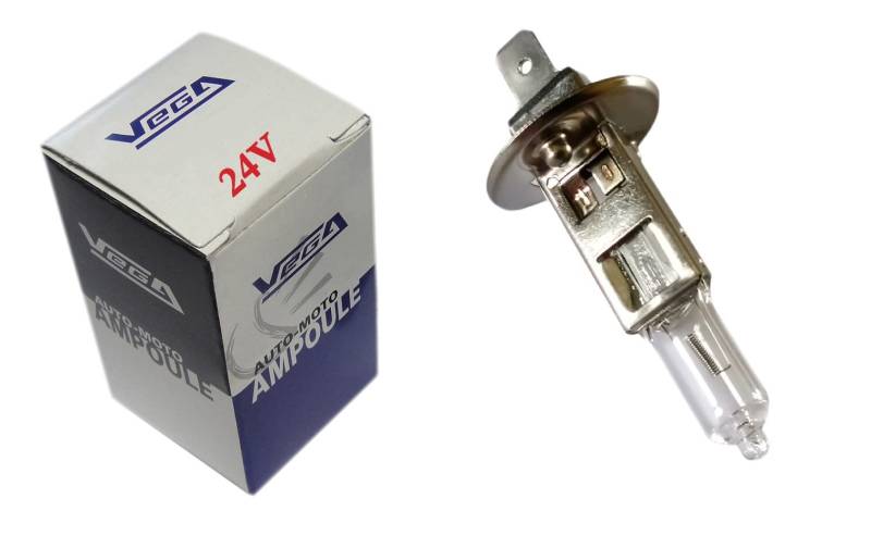 Leuchtmittel Vega® 'Maxi' 24 V H1 70 W P14.5s Französische Marke zugelassen von Vega