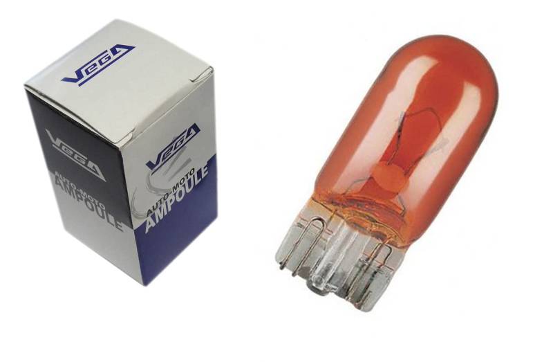 Vega® Blinkerbirne WY5W W5W T10 orange Masse 12V von Vega