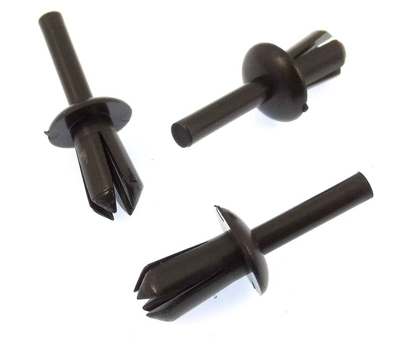 10x 5mm Plastik Clips Nieten Für Verzierungen, Radhausschale/Verkleidung (51-16-1-881-149, 51161881149, 51160154946, 51-16-0-154-946) von Clips Und Klammern