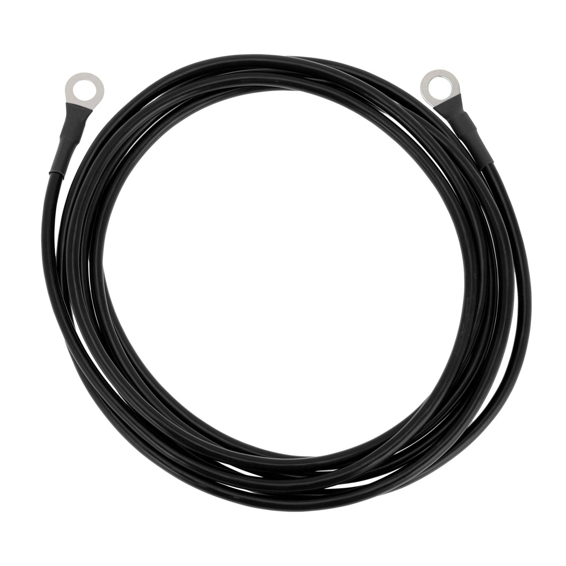 VekAuto 1 Stück Batterie-Wechselrichterkabel 10 AWG Gauge 9FT 5/16" Lug Batteriekabel Universal für Auto Fahrzeug Boot Wohnmobil Solar verzinntes Kupfer Schwarz von VekAuto