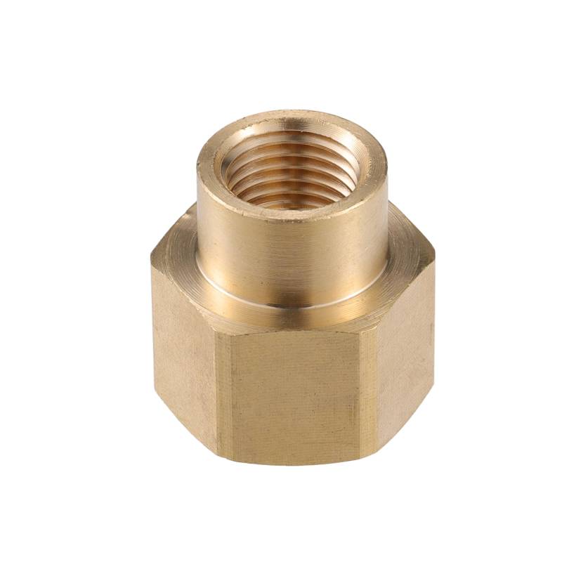 VekAuto Hochdruckreiniger-Anschluss, M22x1.5 weiblich zu M14x1.5 weiblich Adapter aus Messing Schraubenschlauchanschluss Universal für Hochdruckreiniger Schnellverschluss Messing Kupferton von VekAuto