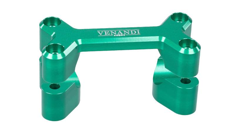 Venandi Motors Lenkeraufnahme Simson* S50, S51, S70 Dogbone CNC grün von Venandi