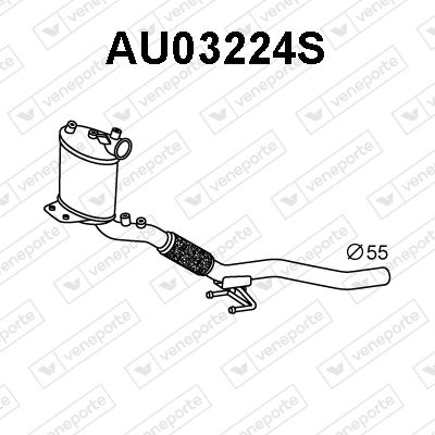 Ruß-/Partikelfilter, Abgasanlage Veneporte AU03224S von Veneporte