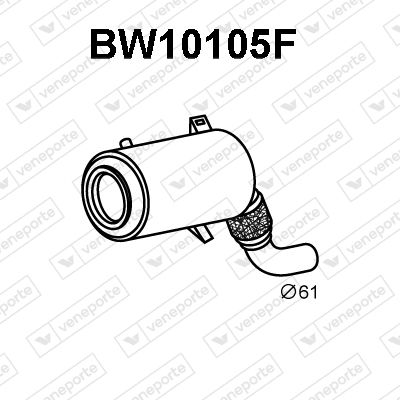 Ruß-/Partikelfilter, Abgasanlage Veneporte BW10105F von Veneporte