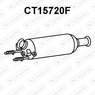 Ruß-/Partikelfilter, Abgasanlage Veneporte CT15720F von Veneporte