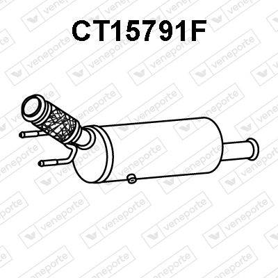 Ruß-/Partikelfilter, Abgasanlage Veneporte CT15791F von Veneporte