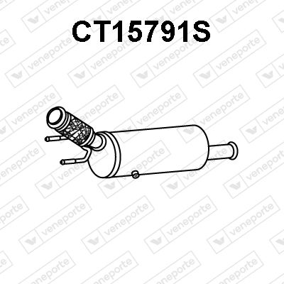 Ruß-/Partikelfilter, Abgasanlage Veneporte CT15791S von Veneporte