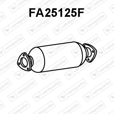 Ruß-/Partikelfilter, Abgasanlage Veneporte FA25125F von Veneporte