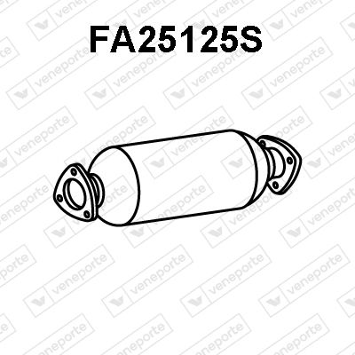 Ruß-/Partikelfilter, Abgasanlage Veneporte FA25125S von Veneporte