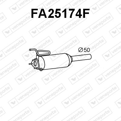 Ruß-/Partikelfilter, Abgasanlage Veneporte FA25174F von Veneporte