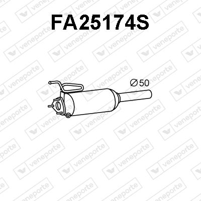 Ruß-/Partikelfilter, Abgasanlage Veneporte FA25174S von Veneporte