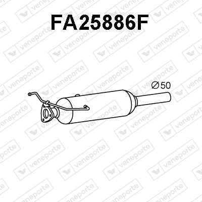 Ruß-/Partikelfilter, Abgasanlage Veneporte FA25886F von Veneporte