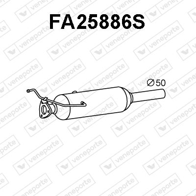 Ruß-/Partikelfilter, Abgasanlage Veneporte FA25886S von Veneporte