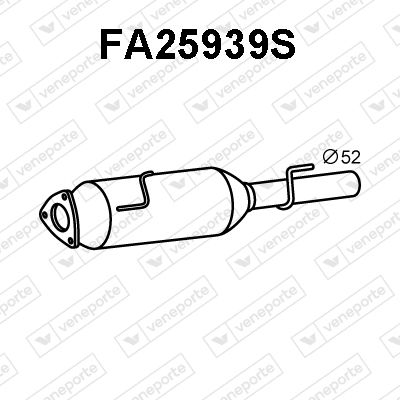 Ruß-/Partikelfilter, Abgasanlage Veneporte FA25939S von Veneporte