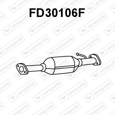 Ruß-/Partikelfilter, Abgasanlage Veneporte FD30106F von Veneporte