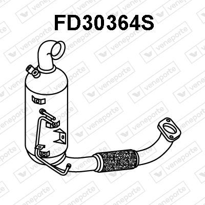 Ruß-/Partikelfilter, Abgasanlage Veneporte FD30364S von Veneporte