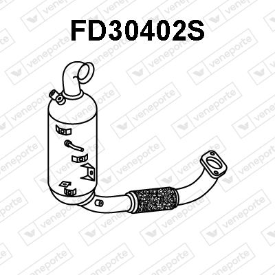 Ruß-/Partikelfilter, Abgasanlage Veneporte FD30402S von Veneporte