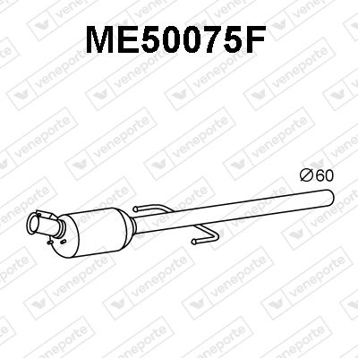 Ruß-/Partikelfilter, Abgasanlage Veneporte ME50075F von Veneporte