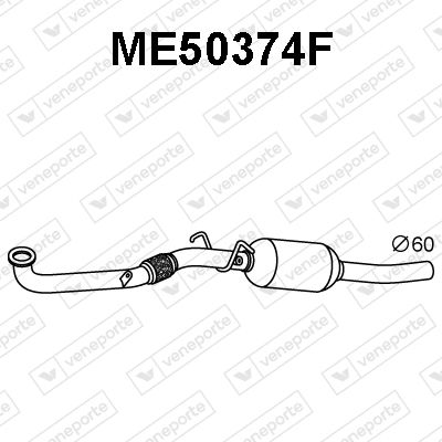 Ruß-/Partikelfilter, Abgasanlage Veneporte ME50374F von Veneporte