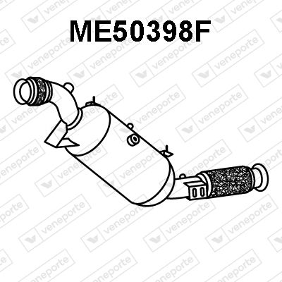 Ruß-/Partikelfilter, Abgasanlage Veneporte ME50398F von Veneporte