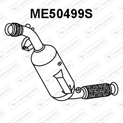 Ruß-/Partikelfilter, Abgasanlage Veneporte ME50499S von Veneporte