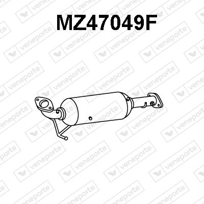 Ruß-/Partikelfilter, Abgasanlage Veneporte MZ47049F von Veneporte