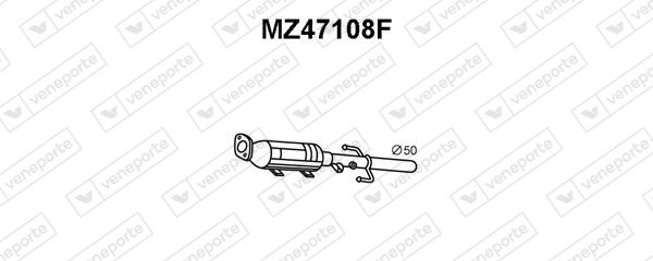 Ruß-/Partikelfilter, Abgasanlage Veneporte MZ47108F von Veneporte