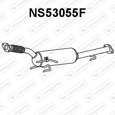 Ruß-/Partikelfilter, Abgasanlage Veneporte NS53055F von Veneporte