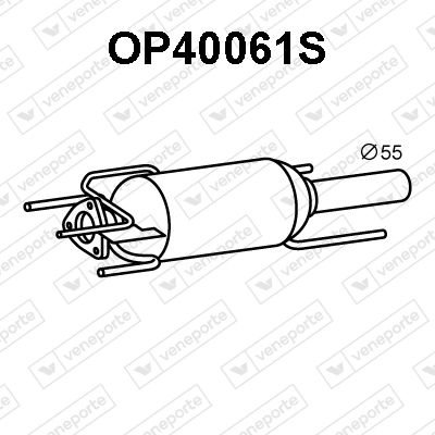 Ruß-/Partikelfilter, Abgasanlage Veneporte OP40061S von Veneporte