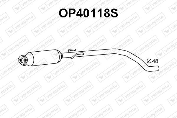 Ruß-/Partikelfilter, Abgasanlage Veneporte OP40118S von Veneporte