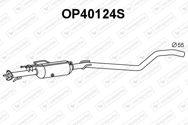 Ruß-/Partikelfilter, Abgasanlage Veneporte OP40124S von Veneporte