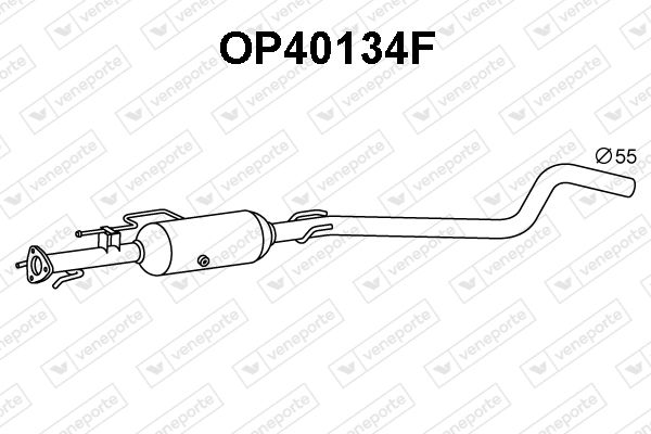 Ruß-/Partikelfilter, Abgasanlage Veneporte OP40134F von Veneporte