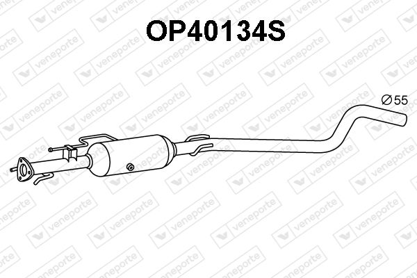 Ruß-/Partikelfilter, Abgasanlage Veneporte OP40134S von Veneporte