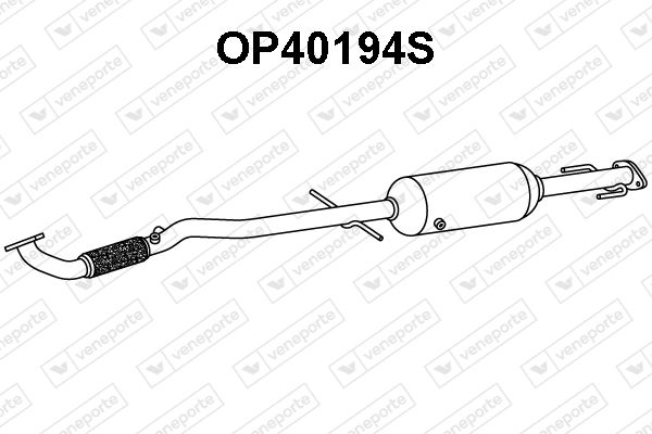 Ruß-/Partikelfilter, Abgasanlage Veneporte OP40194S von Veneporte