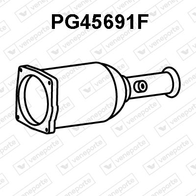 Ruß-/Partikelfilter, Abgasanlage Veneporte PG45691F von Veneporte