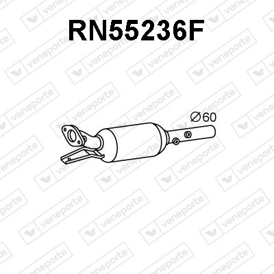 Ruß-/Partikelfilter, Abgasanlage Veneporte RN55236F von Veneporte