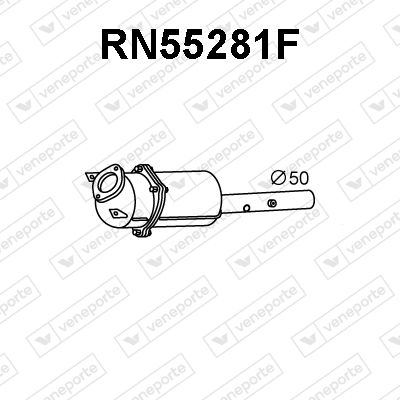 Ruß-/Partikelfilter, Abgasanlage Veneporte RN55281F von Veneporte